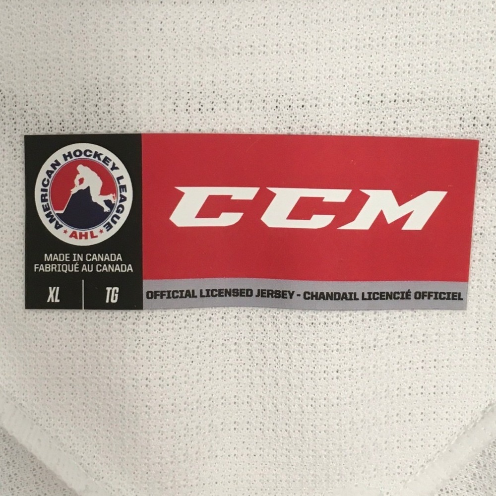 NWT Stockton Heat AHL Hockey CCM Jersey Size XL Made in Canada‎ - Picture 4 of 10